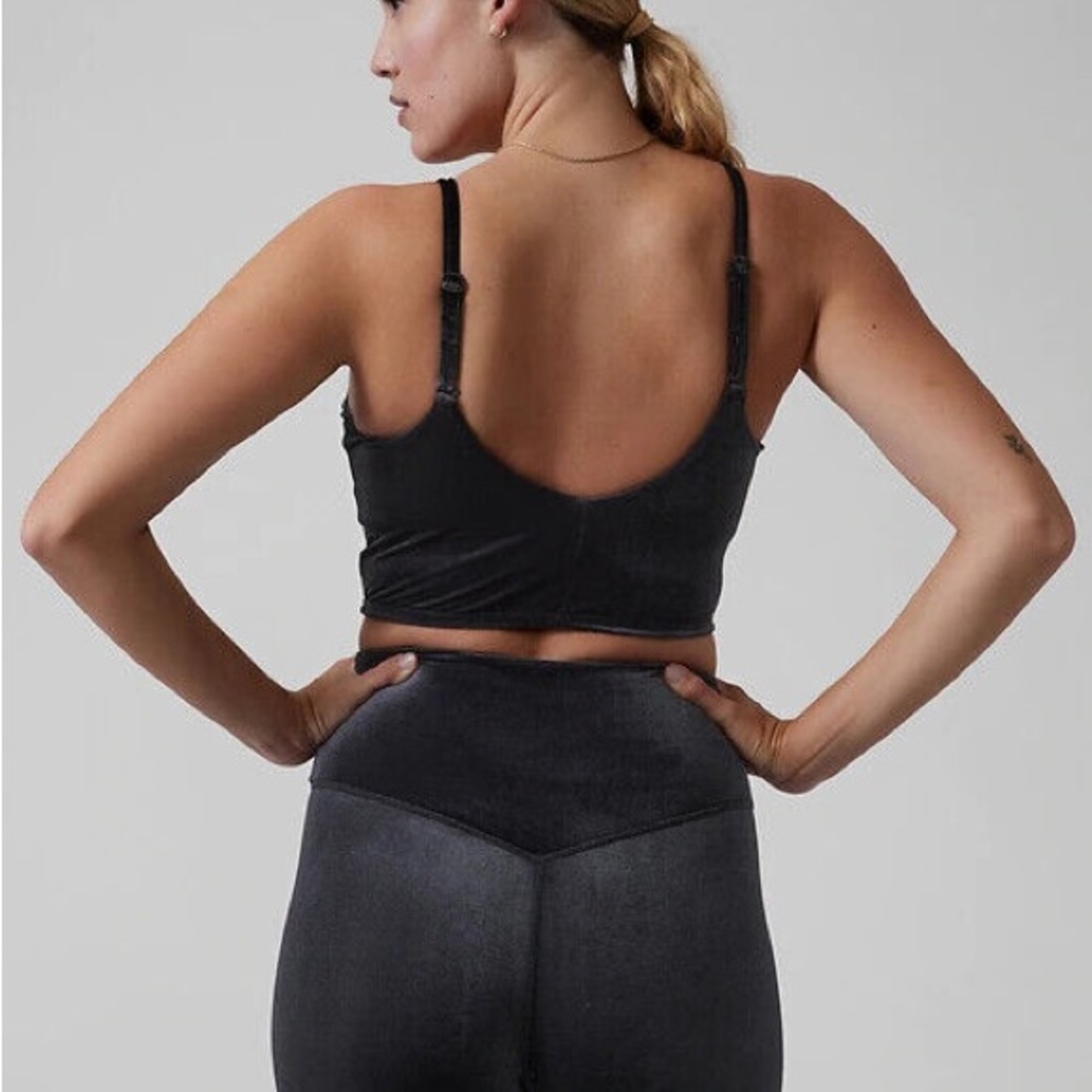 ✨ATHLETA VELVET TOP✨ - Picture 2 of 4